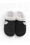 9529 Black Winter Anatomical Closed-Front Women's Slippers - 5