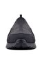 Medical Genuine Leather Black Comfort Sports Slippers - 4