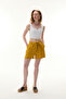 Women's White Sleeveless Crop Linen Blouse - 3