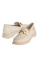 Women's Genuine Leather Casual Shoes - Casual -Cream Beige - D25Ya-3615 - 8