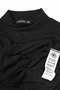 Premium Cotton Woven Long Sleeve Stand Collar Finger-Looped Body Modal T-Shirt - Fitted/Slim Fit - 4