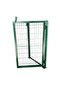 Garden Gate Panel Fence Gate with Top Latch 100 cm X 100 cm Green Color Wire Spacing 5X15Cm with Pevrazl - 5