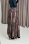 Women's Half Lined Elastic Waist Skirt - 3