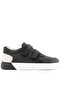 Genuine Leather Velcro Black Boys' Sports Shoes - 3