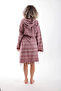 Hooded Women's / Men's Peshtemal Bathrobe Soft Natural - 6