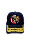 F16 Fighting Falcon Hat Black with Embroidered Laurel Branch - 3