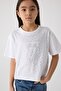 BG Store Girls' White T-Shirt - 2