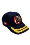 F16 Fighting Falcon Hat Black with Embroidered Laurel Branch