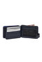 Navy Blue Genuine Leather Men's Wallet - S1Ce00001658-X86 - 3