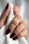 Waterway Model Ring Women's Adjustable Gold Silver Color Stylish Design Steel Look Jewelry