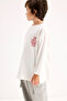 The Magical Club Ecru Printed Long Sleeve Tshirt - 3