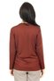 Women's Middle Age and Above New Model V-neck Simple Model Mother Combed Cotton Blouse 30565 - 5