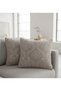 Welsoft Fleece Embossed Cushion Set of 2 40X40 Padded g Invisible Zipper Washable
