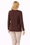 New Season Women's Middle Age and Above Long Sleeve Lapel Patterned Stretch Fabric Mother Combed Cotton Blouse 6390 - 6