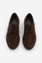 Women's Oxford Shoes Lace-Up Masculine Casual Shoes Nesan Brown Suede - 6