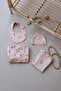Salmon Squirrel Series 4-Piece Newborn Set (0-3 Months) - 6