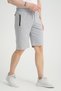 Men's Black Anthracite Gray Combed Cotton Fabric 3-Piece Bermuda Shorts Pack - 5
