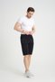 Men's Black Gray Combed Cotton Fabric 2-Piece Bermuda Shorts Pack - 6