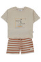 Süprem Shorts 2-Piece Set (New Route) Beige