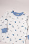 Interlock Pajama Set Without Booties 2-Piece (Sweet Pajamas/26) Indigo - 3