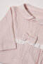 Jakarli Süprem Pajama Set with Booties 2 Pieces (Sweet Princess) Pink - 3