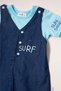 Tencel Salopet 2-Piece Set (Wave Power) Dark Blue - 3