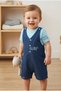 Tencel Salopet 2-Piece Set (Wave Power) Dark Blue - 4