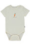 Interlock Short Sleeve Body Suit (Baby Carrot) Ecru