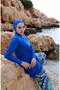 Wide Leg Lycra Full Covered Hijab Swimsuit 900-301 - 6