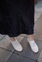 Ern-835 Eren Shoes&Bag Genuine Leather Laser Print Patterned Women's Shoes Real Leather Cream - 5