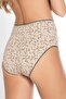 3512 Women's High Waist Bato Panties 4-Pack Patterned L - 5