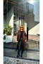 Women's Long Belted 4-Button Trench Coat – Water-Repellent Fabric - 6