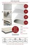 Decorative Non-Slip Base Thin Modern Washable 2-Piece Bathroom Mat Set / 50x60 Cm & 60x100 Cm - 6