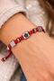 Forget-Me-Not Flower Hematite Natural Stone Double Bracelet - 2