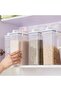 4-Piece Rice And Cereal Storage Container With Measuring Cup Set - 4