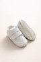 Leather Baby Shoes, First Step Shoes, Baby Booties, Velcro Anti-Slip Sole - 4