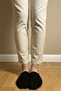 Unisex 5 Pairs Black Cotton Ballerina Socks - 4