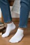 10 Pairs Cotton Lycra White Unisex Booties Socks - 2