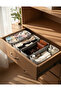 Drawer Organizer Set |   Set of 4 |   Foldable, Steel Support Drawer Clothing Organizer