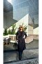 Women's Long Belted 4-Button Trench Coat – Water-Repellent Fabric - 3