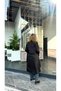 Women's Long Belted 4-Button Trench Coat – Water-Repellent Fabric - 4