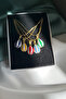 Mine Detailed Steel Balloon Necklace - 4