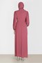 Rhinestone Embroidered Dress with Pleated Sleeves 42592 - 3