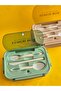 Sefer Taşi 304 Steel 2 Compartments 16 cm 22,5 cm Lockable Lid Green - 5