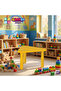 Adjustable Height Kids Plastic Table, Triangular Activity Study Table for Kindergarten Playroom - 6