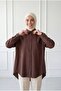 Deva Tek Pocketed Oversized Cupra Shirt-Çi̇334.13 Brown