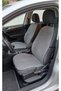 Luxury Quilted Patterned Anti-Slip Car Seat Protector Triple Cushion Set - Gray (2 Front and 1 Rear Set) - 2