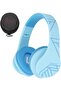 Kids Bluetooth Headphones, 85dB Limit, Foldable, Mic, Carry Case, Micro SD/TF