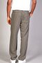 Men's Super Comfortable Tencel Fabric Khaki Baggy Pants with Elastic Waist - 4