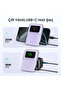 Uno MagSafe Wireless 5.000 mAh 20W Hızlı Şarj Powerbank, Mor, 35606 - 5